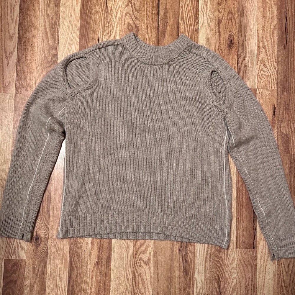 Maria McManus Beige Long Sleeve Sweater XS